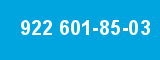 922 601-85-03 922 601-85-03